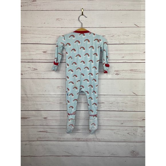KicKee Pants Rainbow Pajamas 3-6 Months - Picture 5 of 6